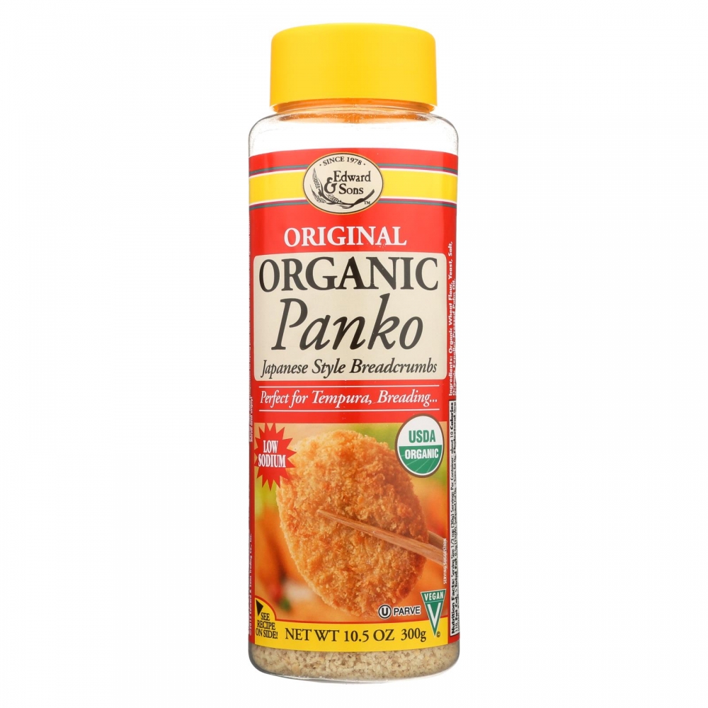 Edward and Sons Organic Panko Breadcrumbs - 6개 묶음상품 - 10.5 oz.