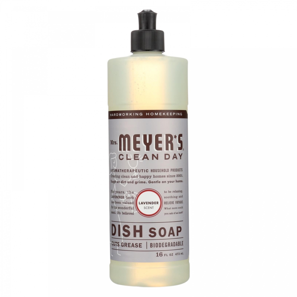 Mrs. Meyer's Clean Day - Liquid Dish Soap - Lavender - 6개 묶음상품 - 16 oz