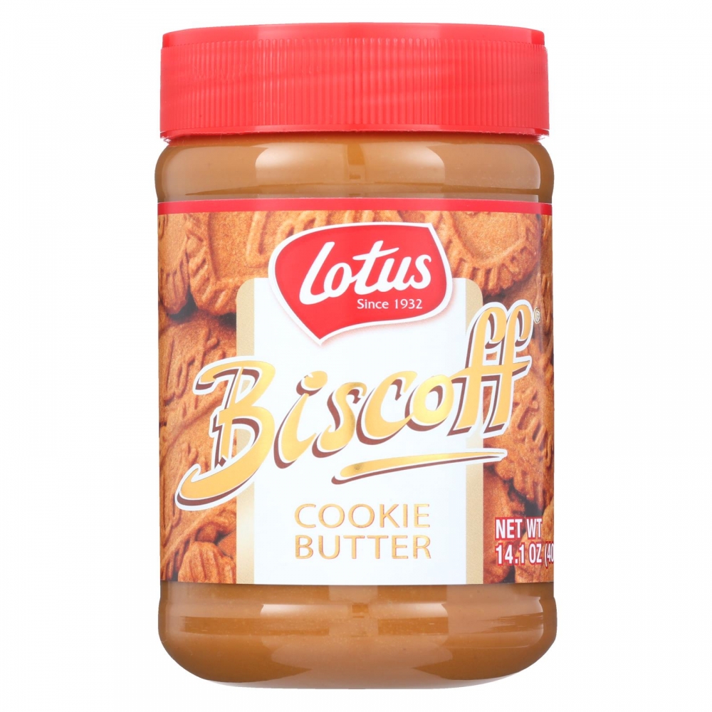 Biscoff Cookie Butter Spread - Peanut Butter Alternative - 13.4 oz - 8개 묶음상품