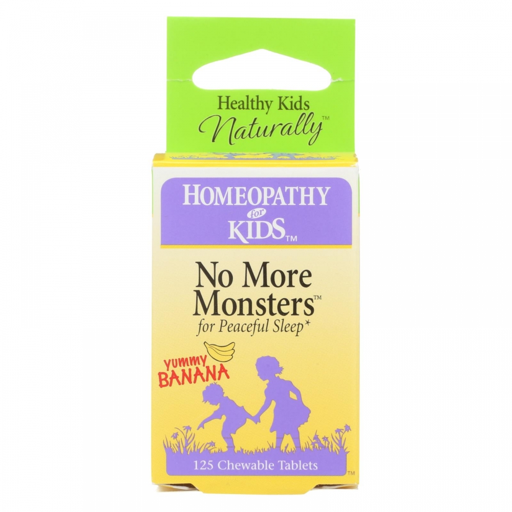 Herbs For Kids No More Monsters Yummy Banana - 125 Chewables