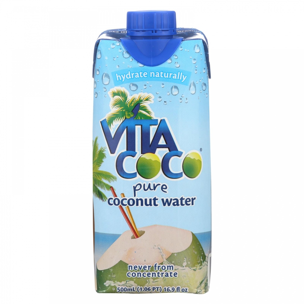 Vita Coco Coconut Water - Pure - 12개 묶음상품 - 500 ml
