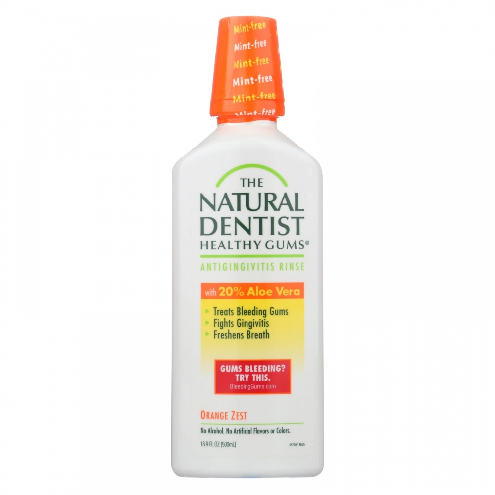 Natural Dentist Daily Healthy Gums Antigingivitis Rinse Orange Zest - 16 fl oz