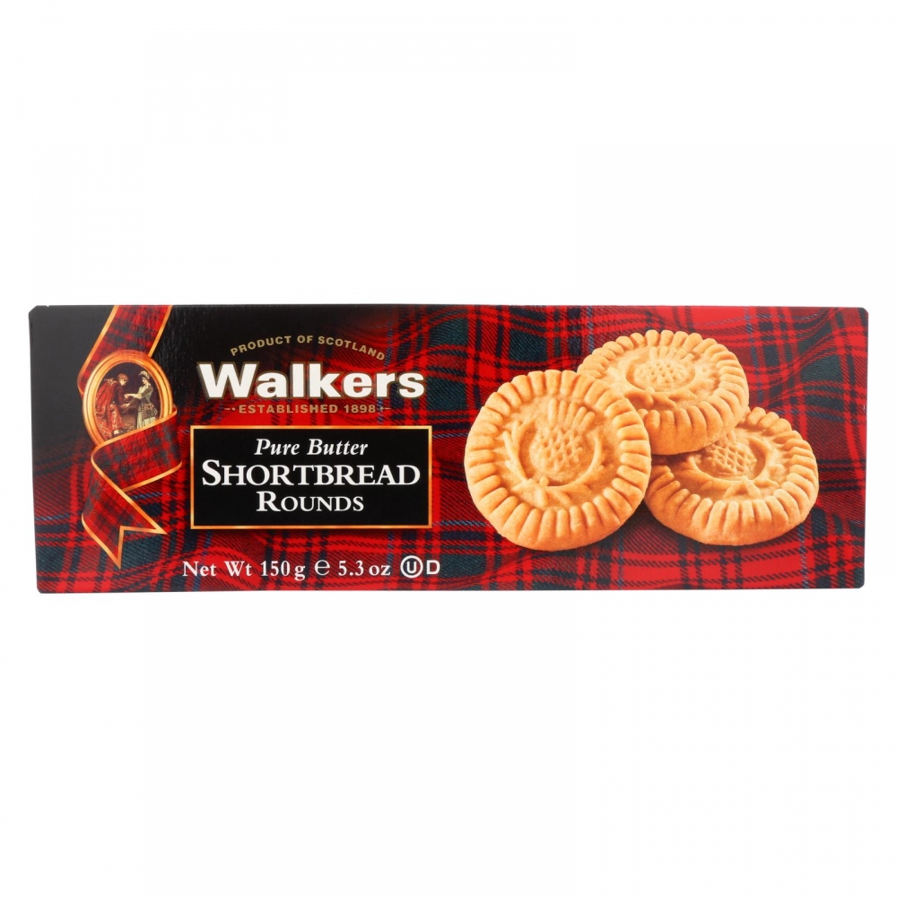 Walkers Shortbread - Pure Butter Round - 12개 묶음상품 - 5.3 oz.