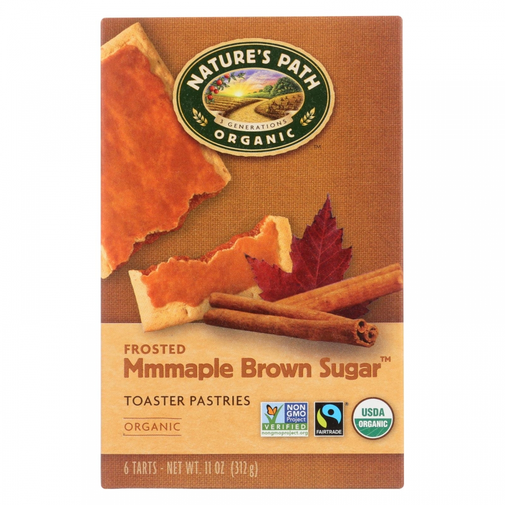 Nature's Path Organic Frosted Toaster Pastries - Mmmaple Brown Sugar - 12개 묶음상품 - 11 oz.