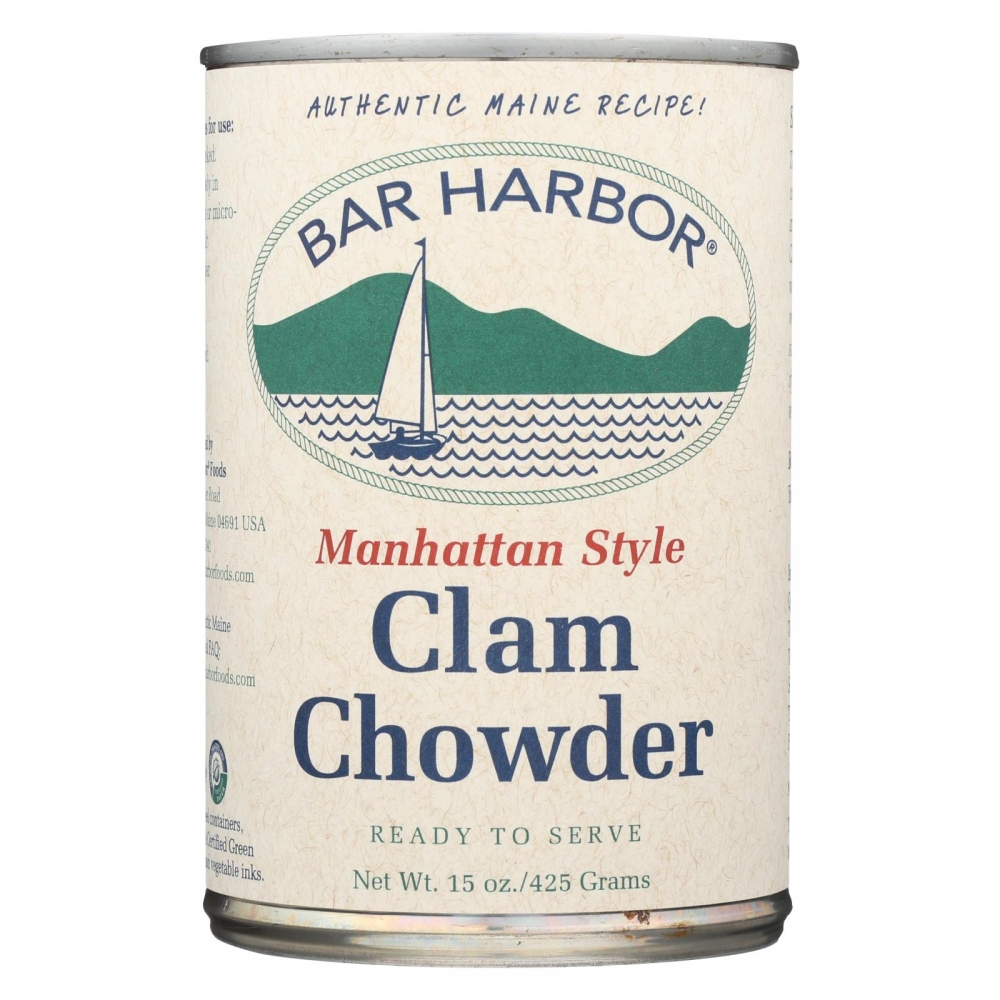Bar Harbor - Manhattan Clam Chowder Soup - 6개 묶음상품 - 15 oz.