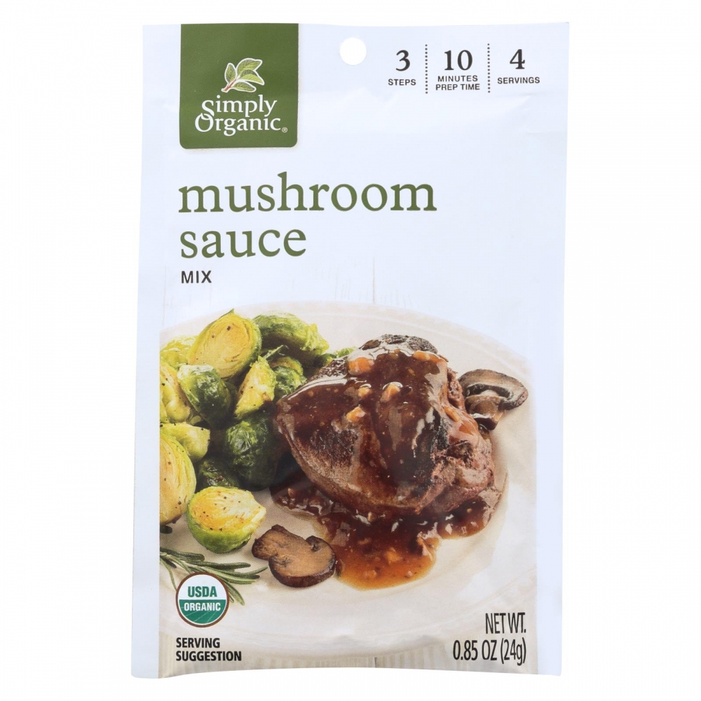 Simply Organic Seasoning Mix - Mushroom Sauce - 12개 묶음상품 - 0.85 oz.