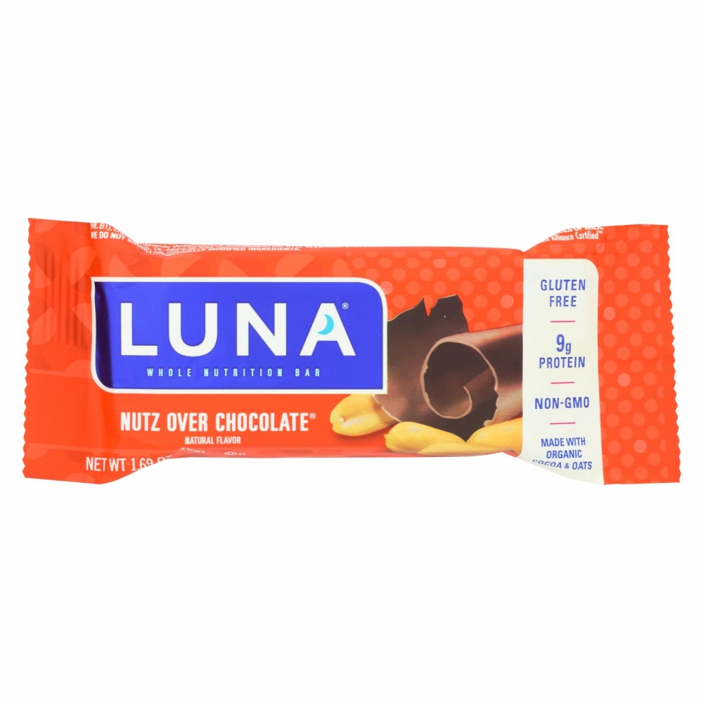 Clif Bar Luna Bar - Organic Nuts Over Chocolate - 15개 묶음상품 - 1.69 oz
