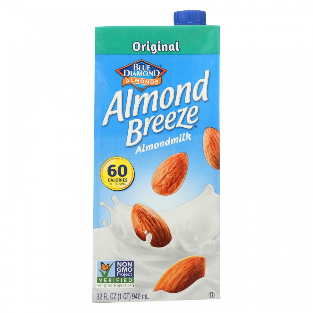 Almond Breeze - Almond Milk - Original - 12개 묶음상품 - 32 fl oz.