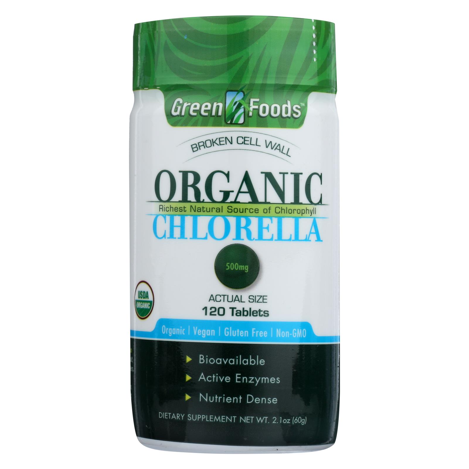 Green Foods Chlorella Tablets - 1 Each - 120 TAB