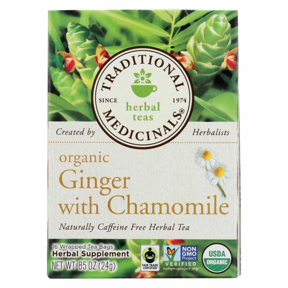 Traditional Medicinals Organic Golden Ginger Tea - 6개 묶음상품 - 16 Bags