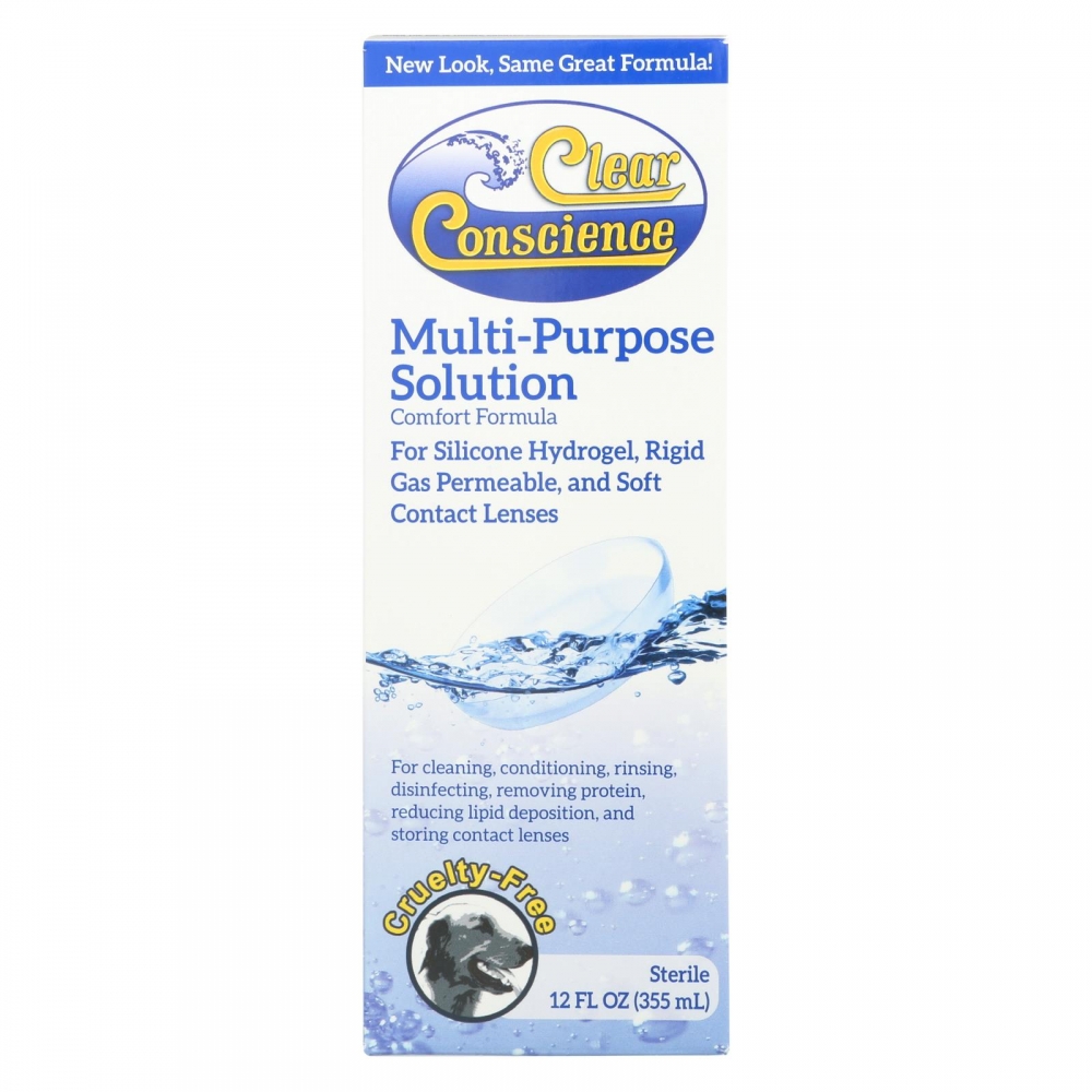 Clear Conscience Multi Purpose Contact Lens Solution - 12 oz