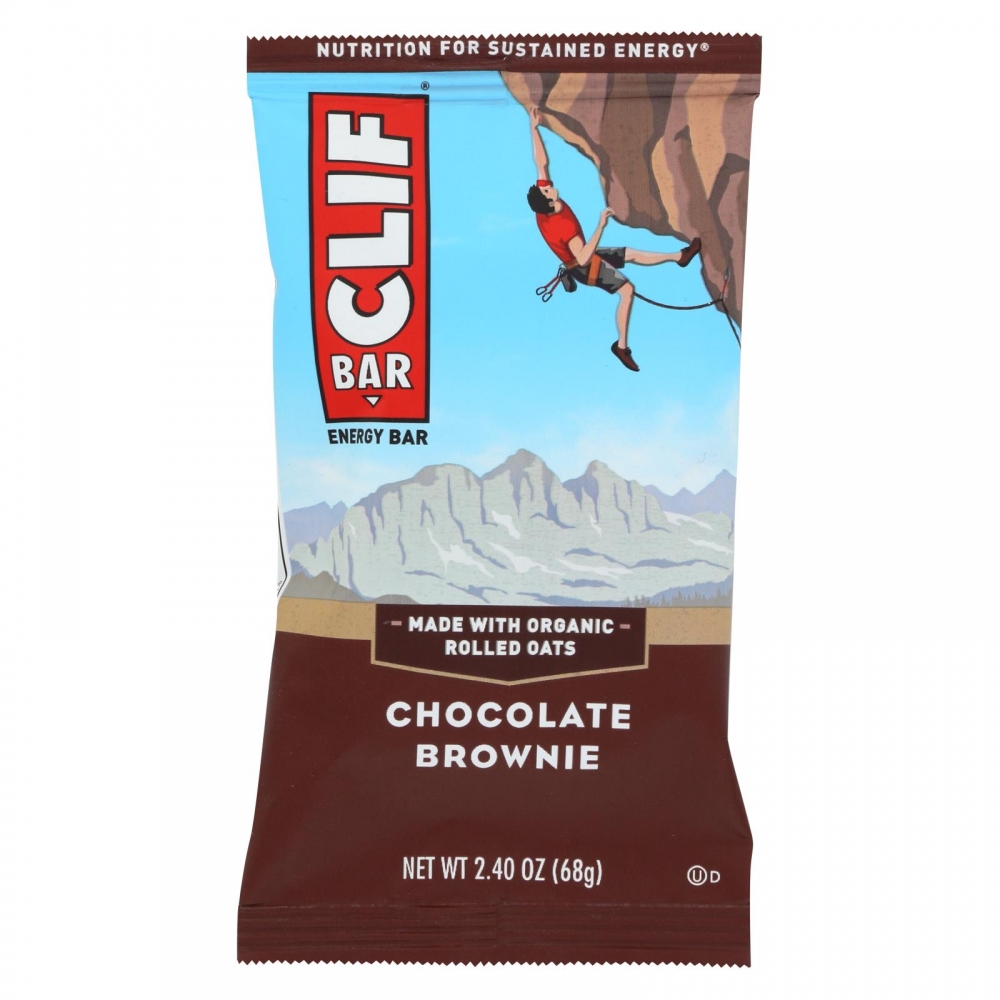 Clif Bar - Organic Chocolate Brownie - 12개 묶음상품 - 2.4 oz