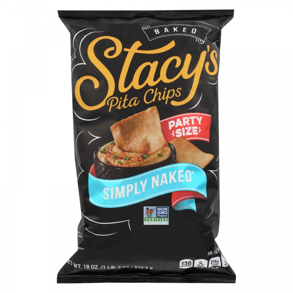 Stacy's Pita Chips Simply Naked Pita Chips - 6개 묶음상품 - 18 oz.