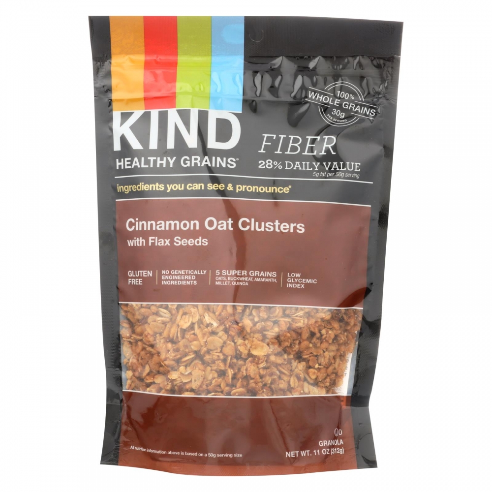 Kind Healthy Grains Cinnamon Oat Clusters with Flax Seeds - 11 oz - 6개 묶음상품