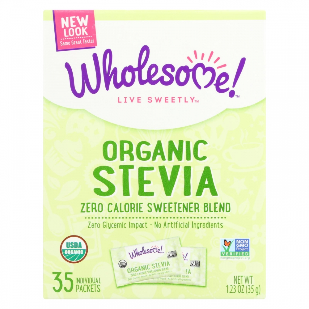 Wholesome Sweeteners Stevia - Organic - 35 count - 1.23 oz - 6개 묶음상품
