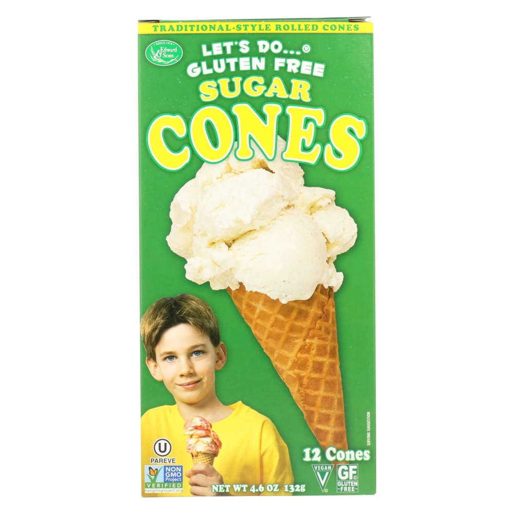 Let's Do Ice Cream Cones - Sugar - 12개 묶음상품 - 4.6 oz.