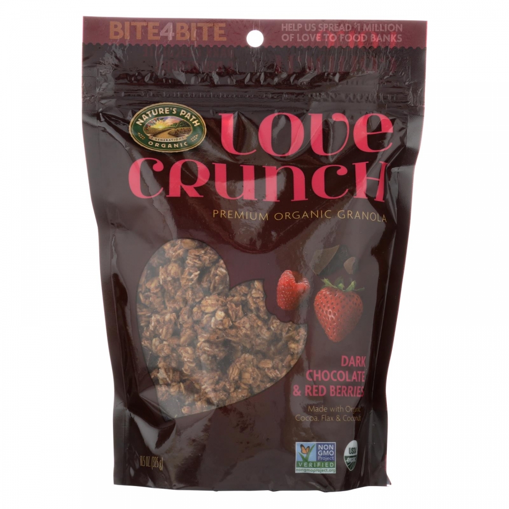 Nature's Path Love Crunch - Ark Chocolate and Red Berries - 6개 묶음상품 - 11.5 oz.