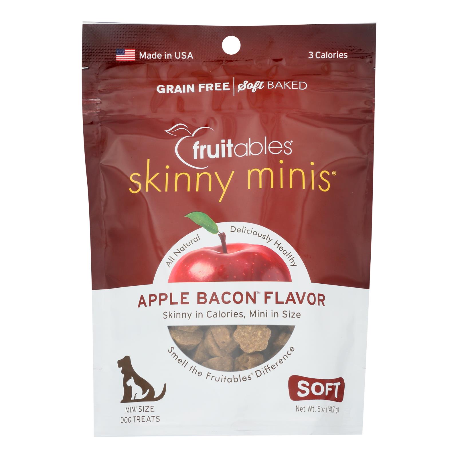 Fruitables - Dog Trts Chwy Applebacon - 12개 묶음상품 - 5 OZ