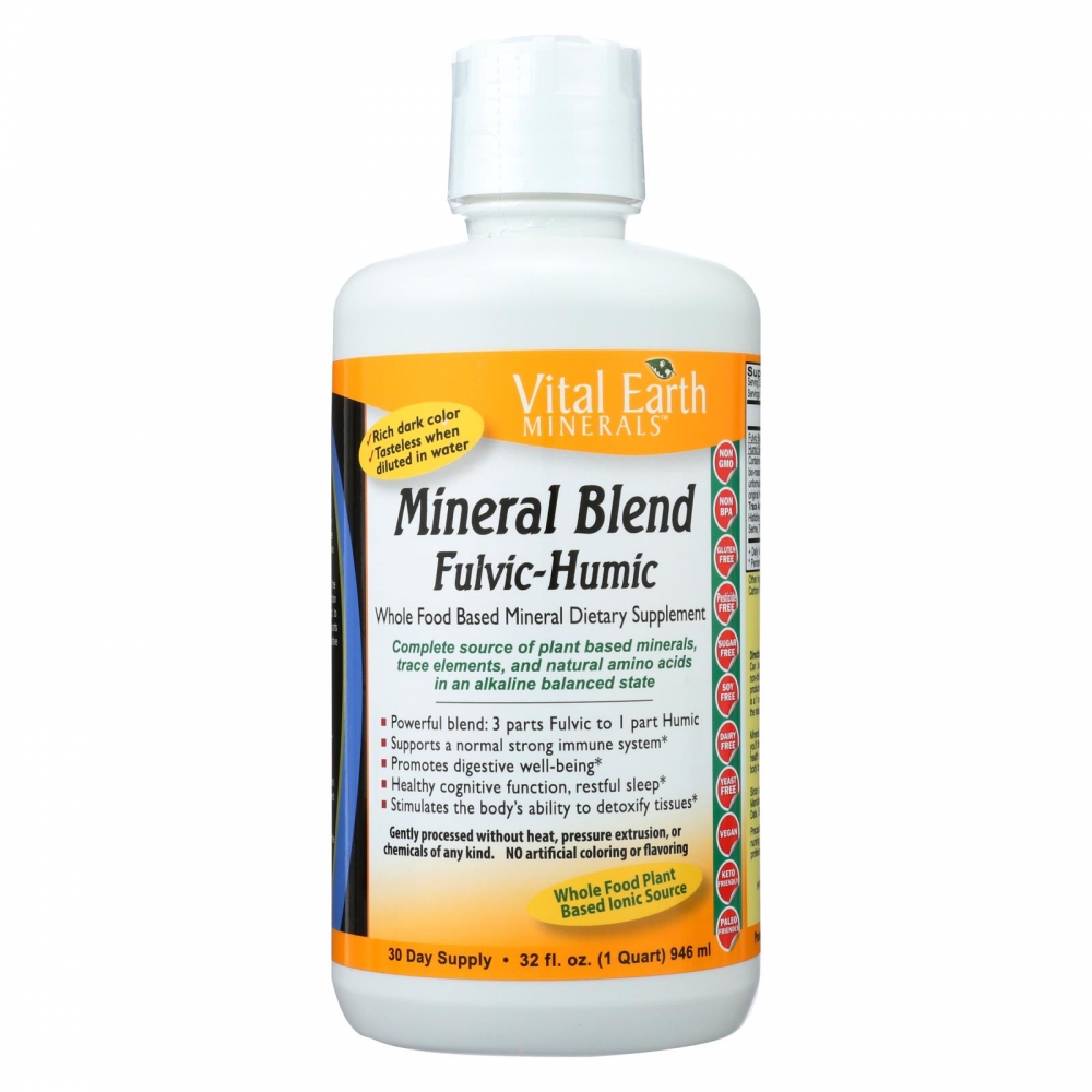 Vital Earth Minerals Fulvic-Humic Mineral Blend - 32 fl oz