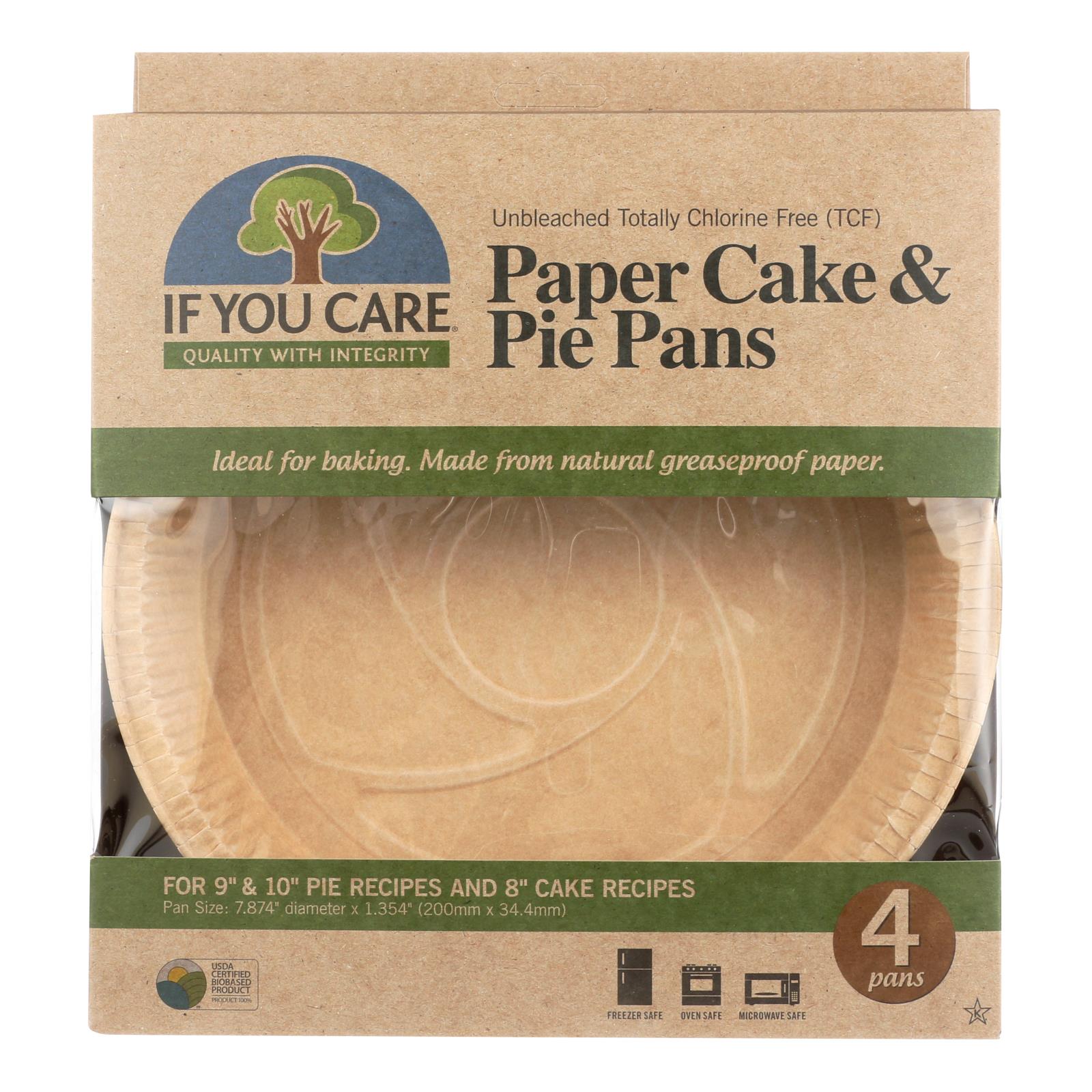 If You Care Pie Baking Pans - Paper Cake - 6개 묶음상품 - 4 Count