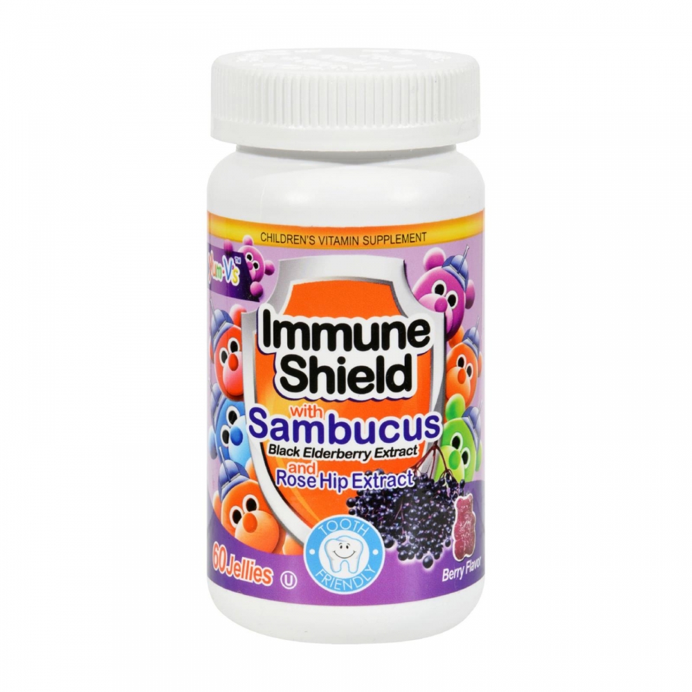 Yum V's Immune Shield with Sambucus - 60 Chews