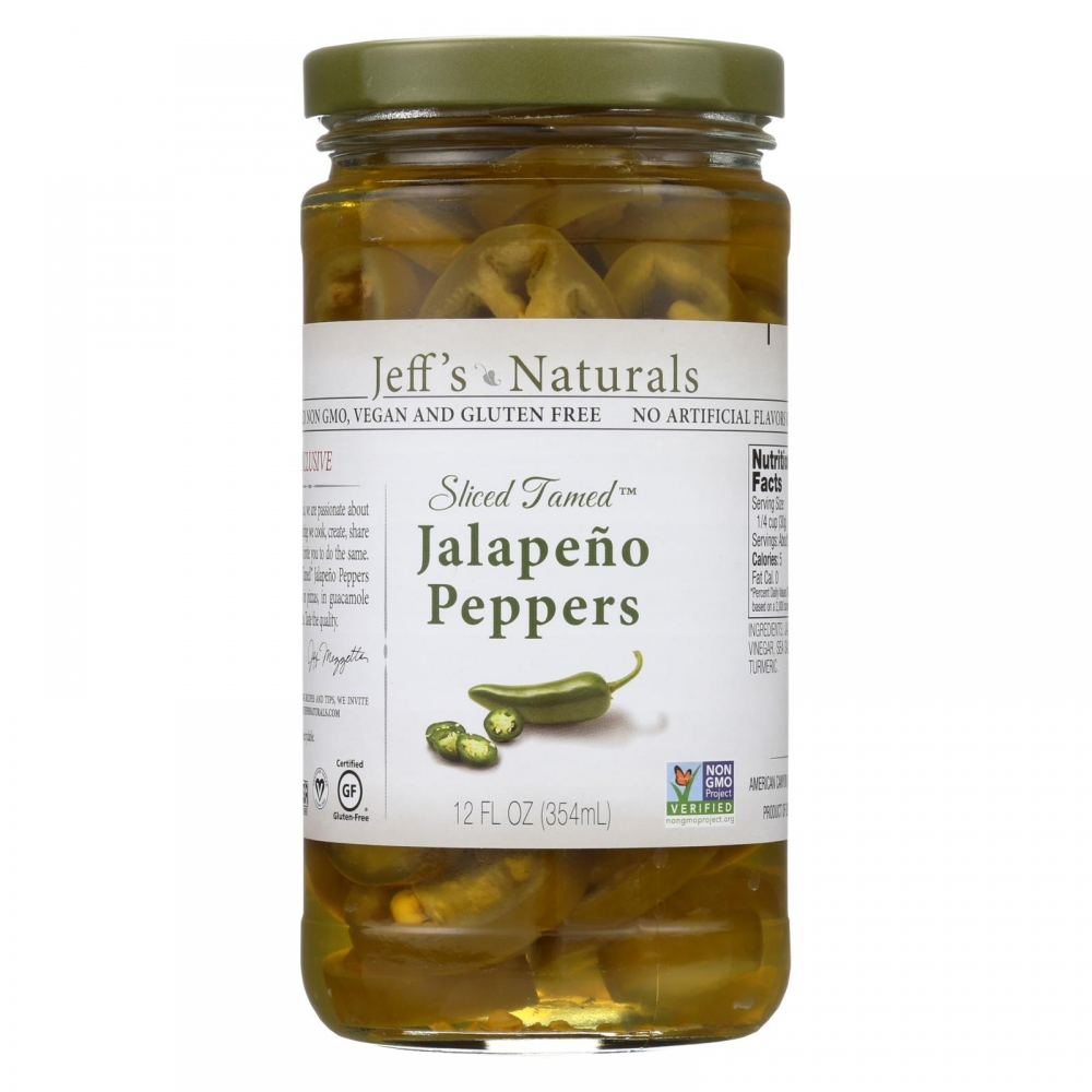 Jeff's Natural Jeff's Natural Jalapeno Peppers - Jalapeno - 6개 묶음상품 - 12 oz.
