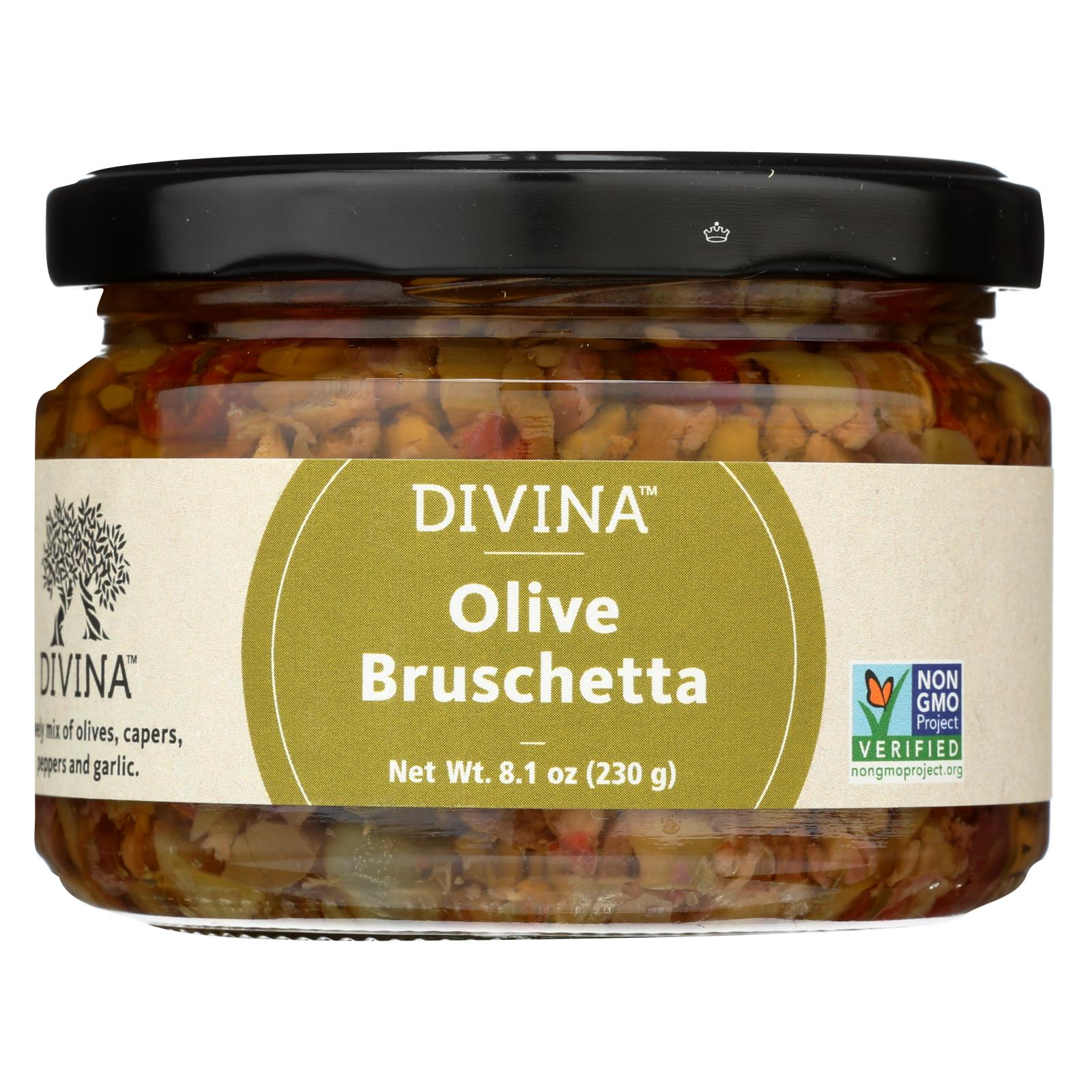 Divina - Olive Bruschetta - 6개 묶음상품 - 8.1 oz.