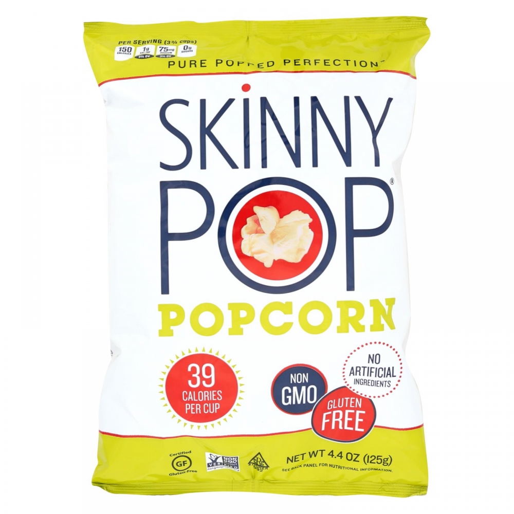 Skinny Pop Popcorn - Original - 12개 묶음상품 - 4.4 oz.