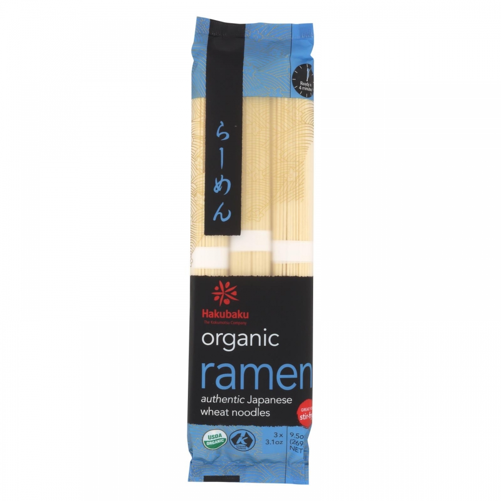 Hakubaku Organic Noodles - Ramen - 8개 묶음상품 - 9.52 oz