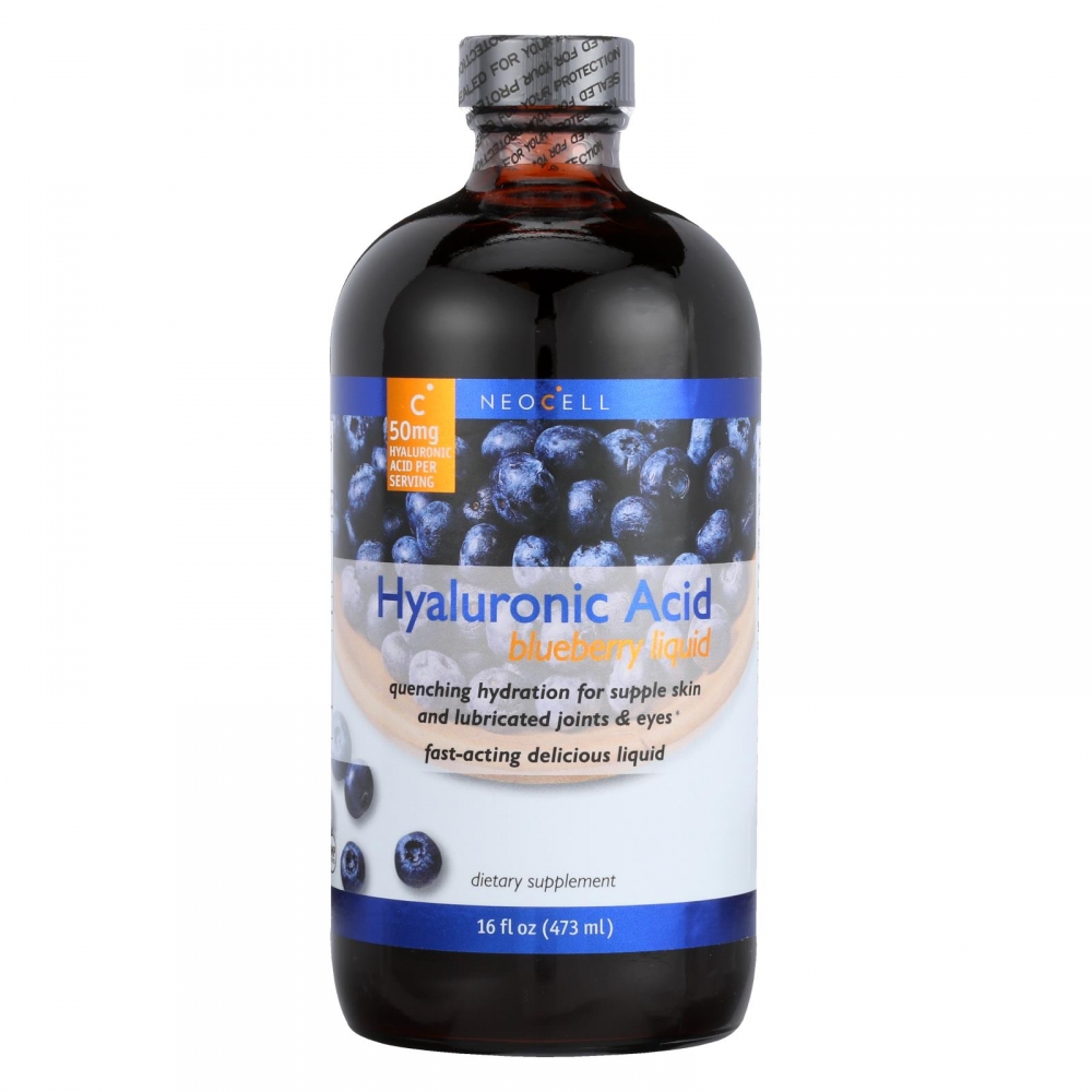 NeoCell Laboratories Hyaluronic Acid - Blueberry Liquid - 16 oz