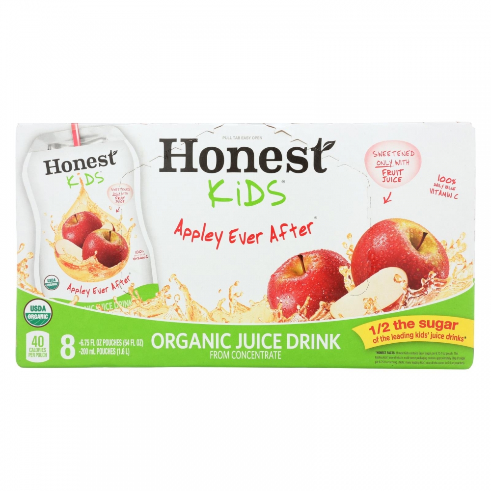 Honest Kids Honest Kids Appley Ever After - Appley Ever After - 4개 묶음상품 - 6.75 Fl oz.