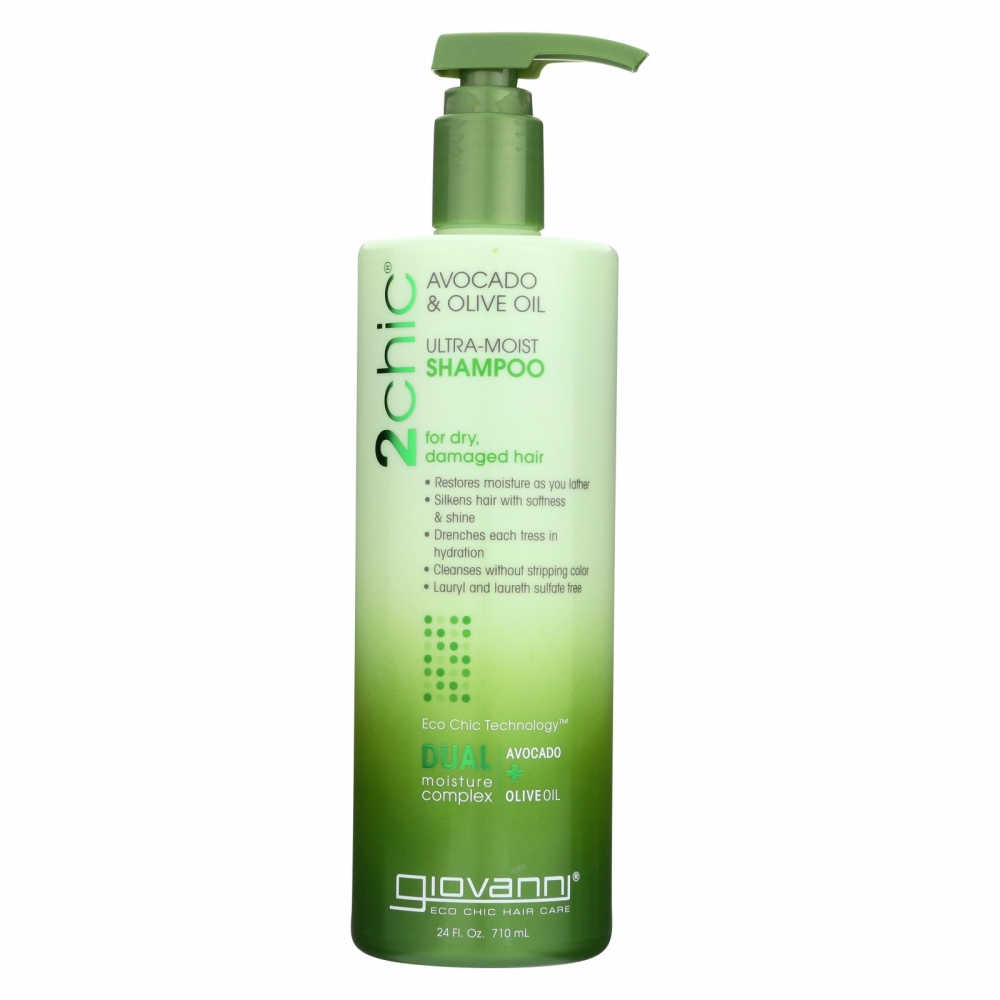 Giovanni Hair Care Products Shampoo - 2Chic Avocado and Olive Oil - 24 fl oz