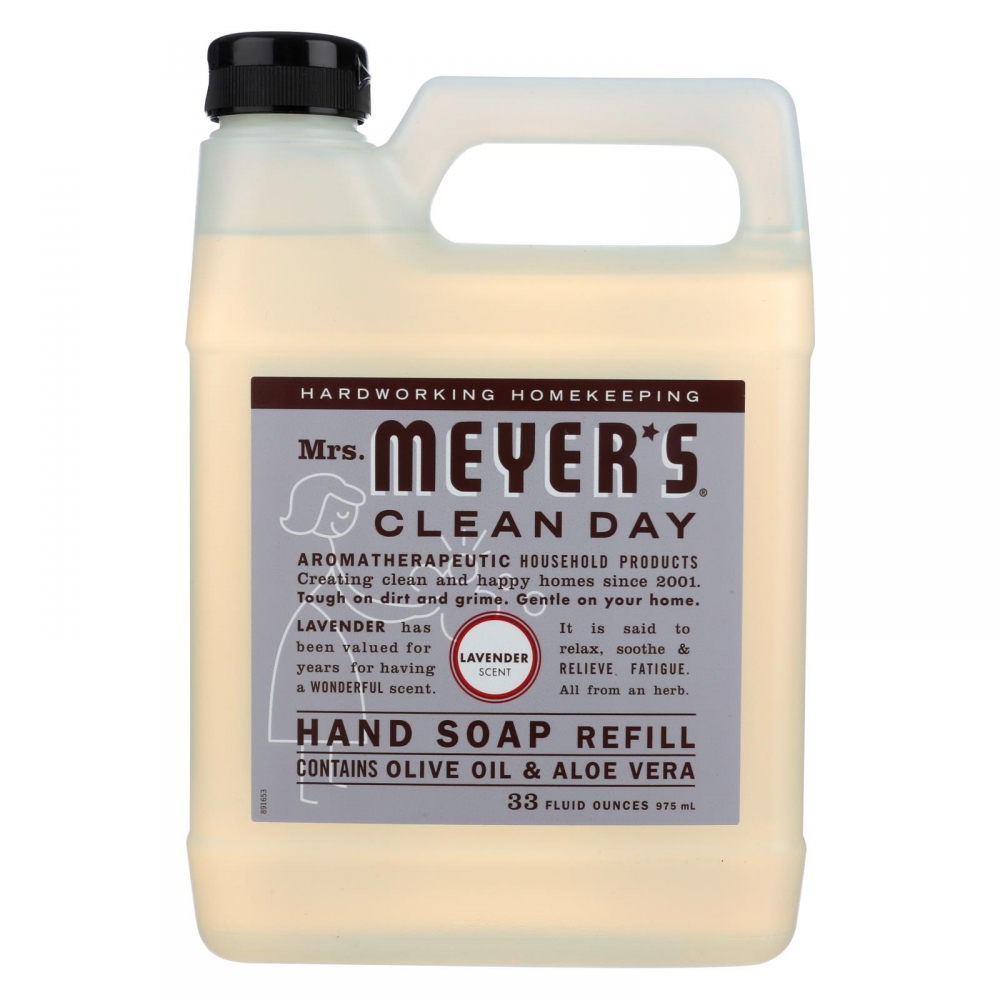 Mrs. Meyer's Clean Day - Liquid Hand Soap Refill - Lavender - 6개 묶음상품 - 33 fl oz.