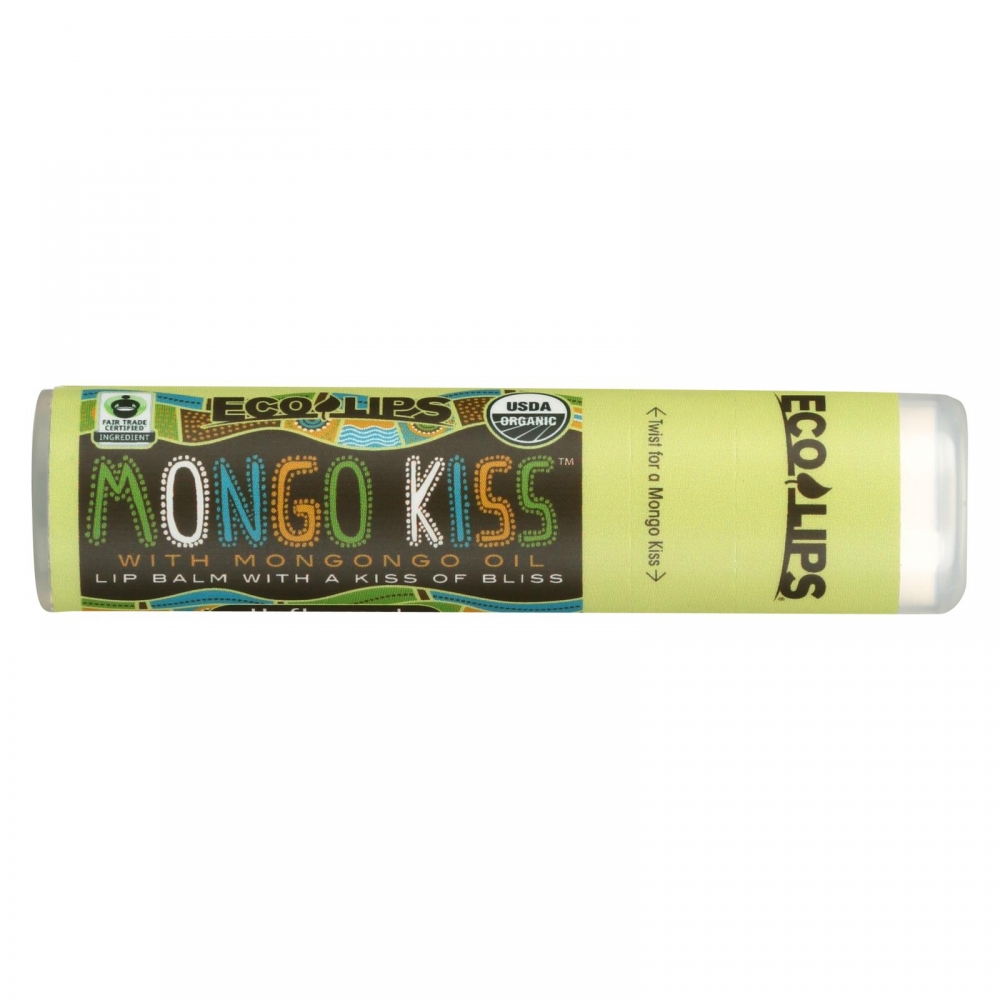 Mongo Kiss - Lip Balm - Organic - Unflavored - 15개 묶음상품 - .25 oz
