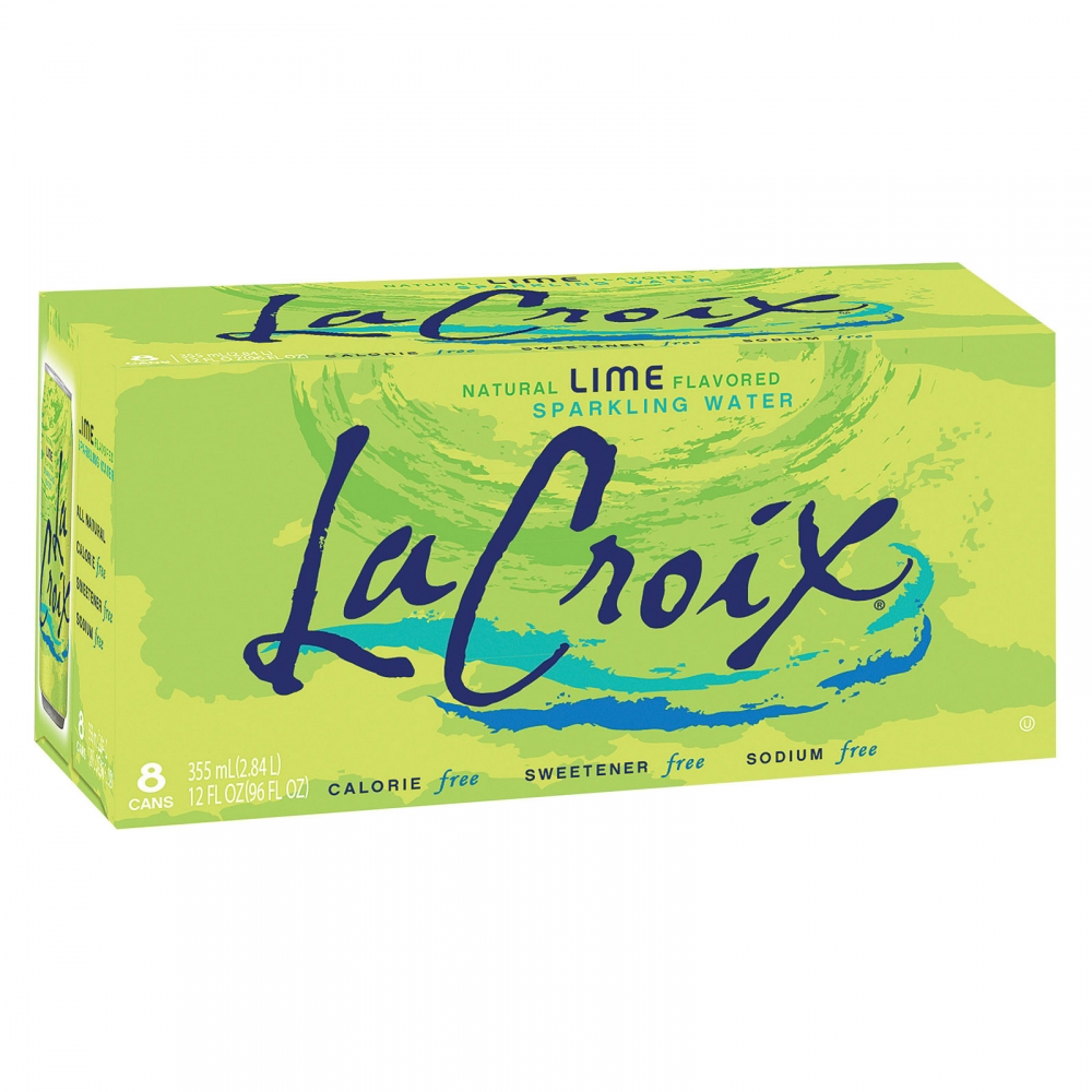 Lacroix Sparkling Water - Lime - 3개 묶음상품 - 12 Fl oz.