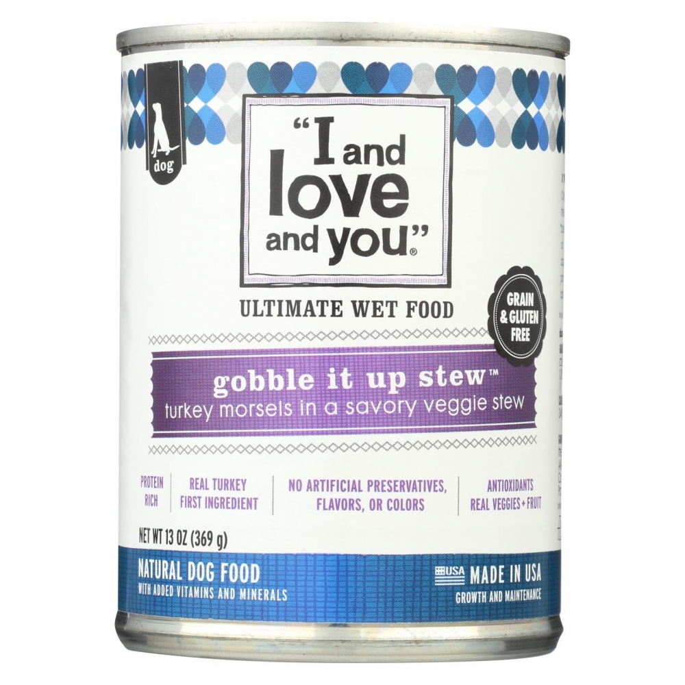 I and Love and You Gobble It Up Stew - Wet Food - 12개 묶음상품 - 13 oz.