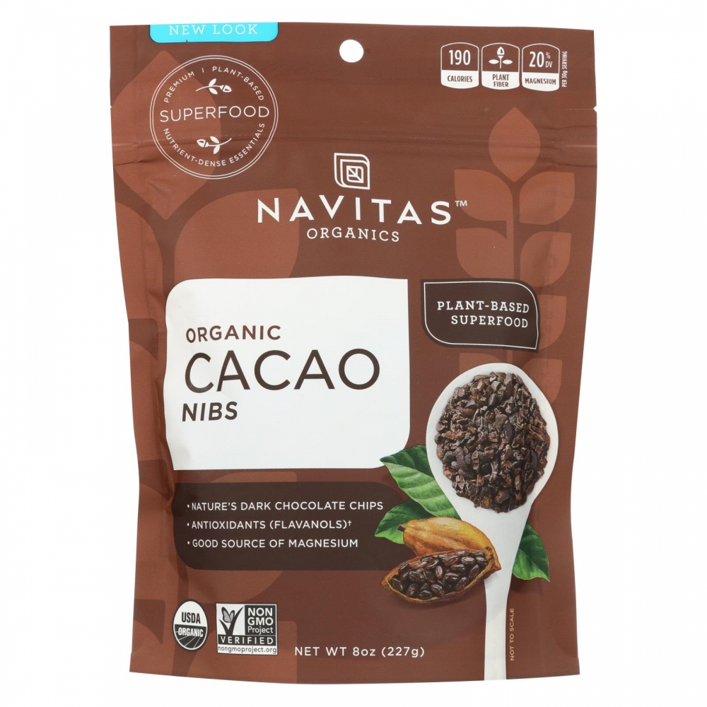 Navitas Naturals Cacao Nibs - Organic - Raw - 8 oz - 12개 묶음상품