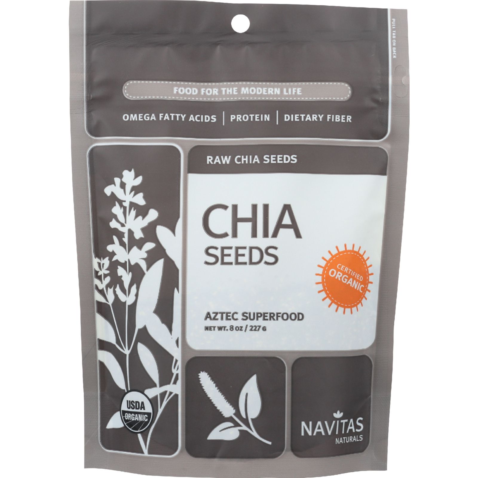 Navitas Naturals Chia Seeds - Organic - Raw - 8 oz - 12개 묶음상품