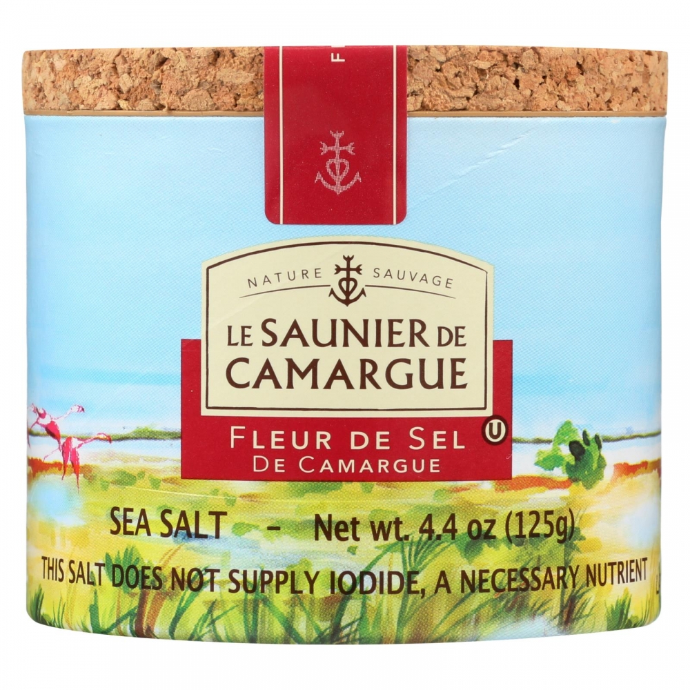 Le Saunier De Camargue French Sea Salt - Fleur De Sel - 6개 묶음상품 - 125 Gram