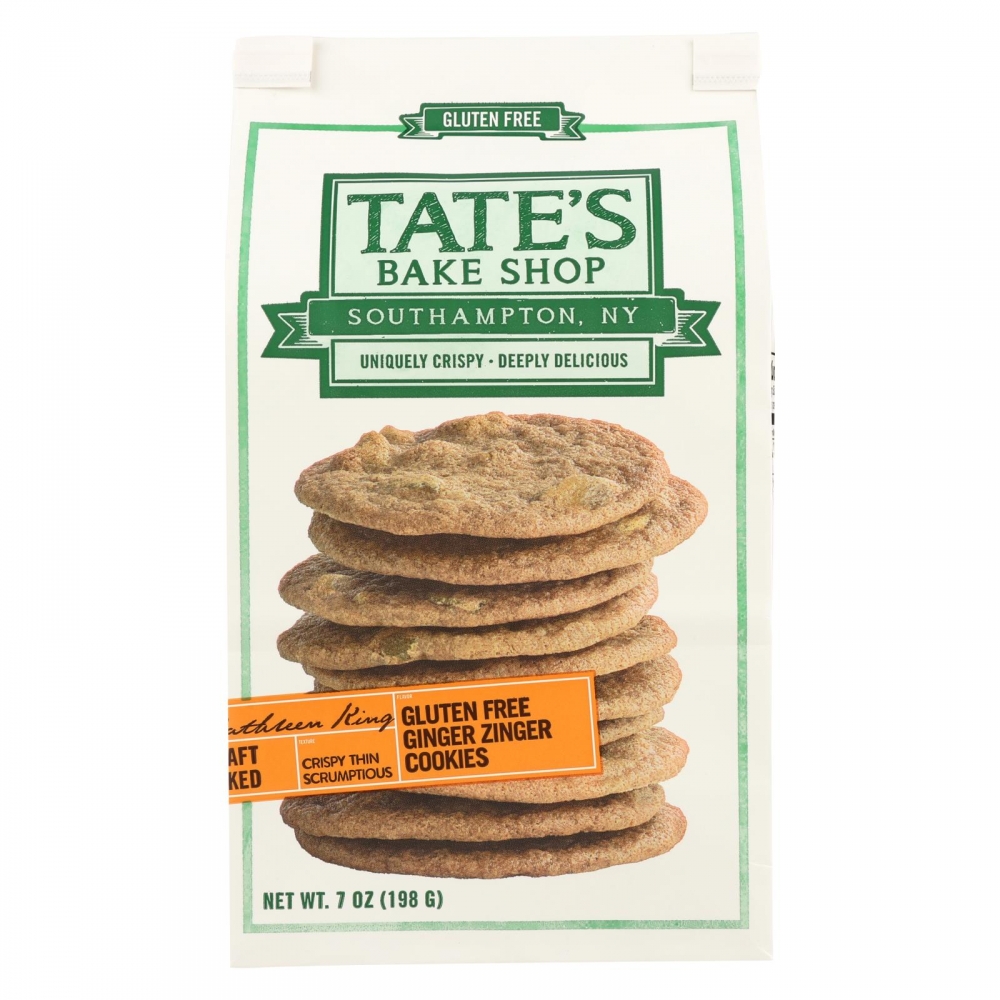 Tate's Bake Shop Ginger Zinger Cookies - 12개 묶음상품 - 7 oz.