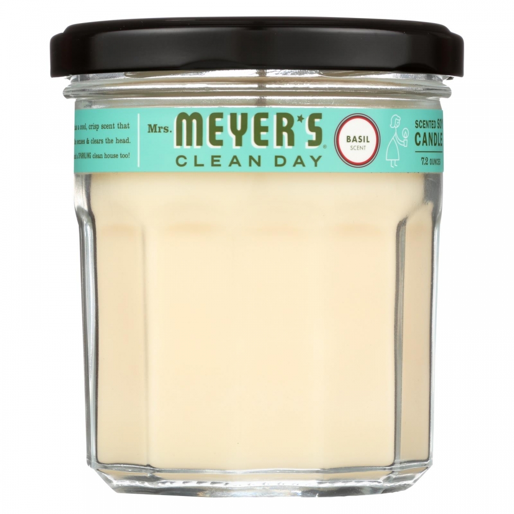 Mrs. Meyer's Clean Day - Soy Candle - Basil - 7.2 oz - 6개 묶음상품