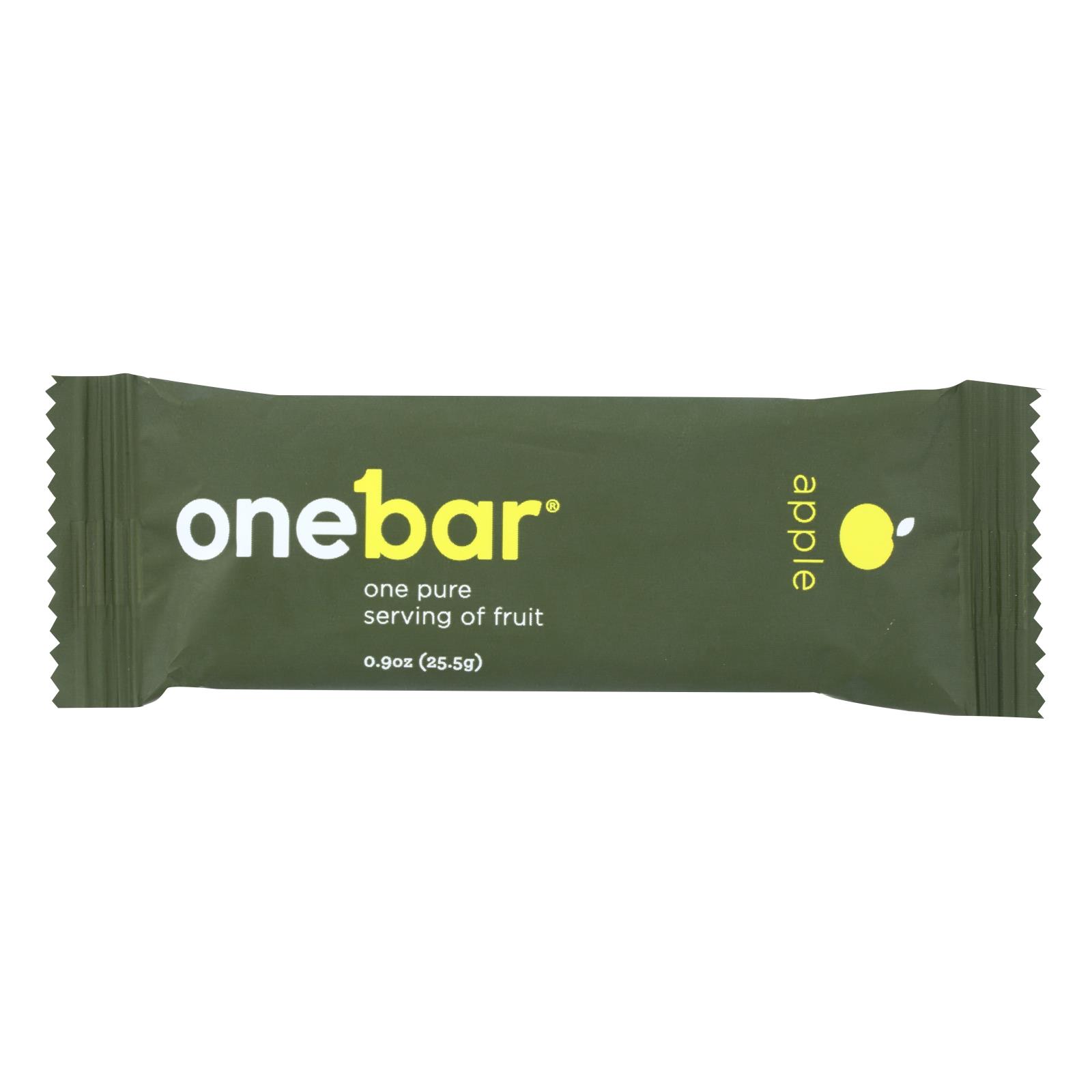 Onebar Apple Fruit Bar - Case of 12 - .9 OZ