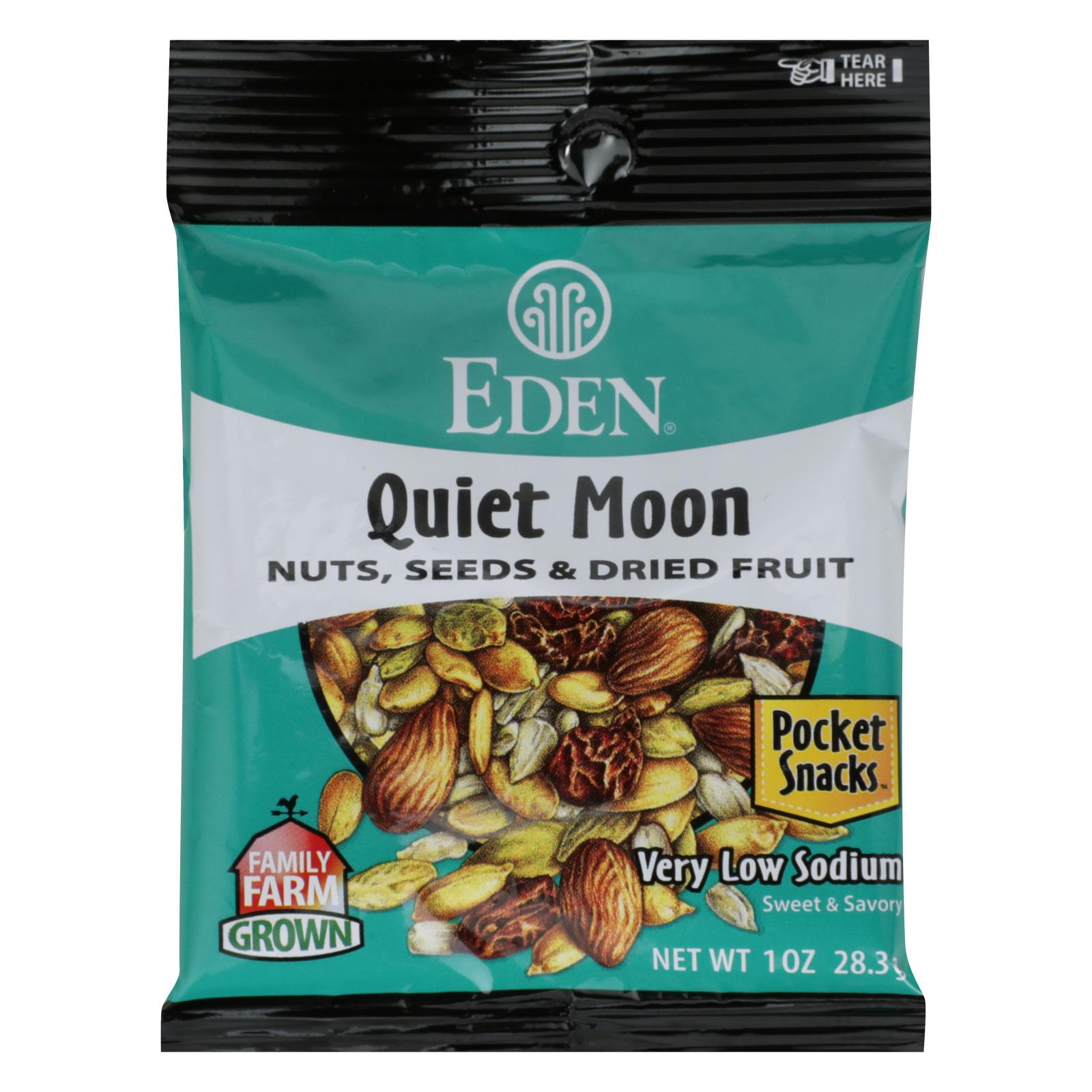 Eden Quiet Moon Nuts, Seeds & Dried Fruit - 12개 묶음상품 - 1 OZ