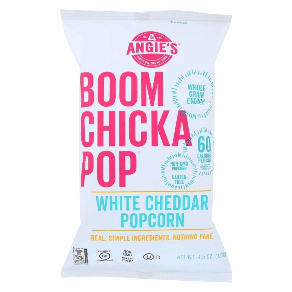 Angie's Kettle Corn Boom Chicka Pop White Cheddar Popcorn - 12개 묶음상품 - 4.5 oz.