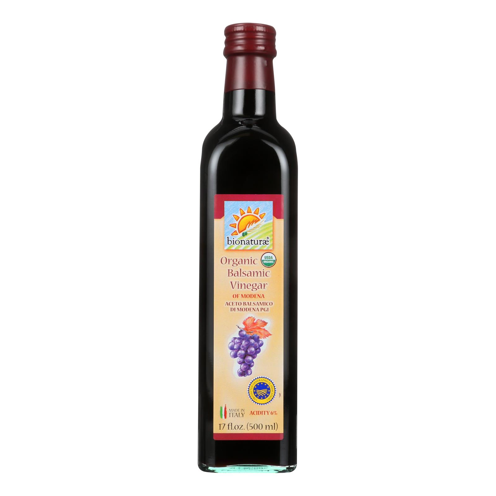Bionaturae Organic Balsamic Vinegar Of Modena - 12개 묶음상품 - 17 FZ