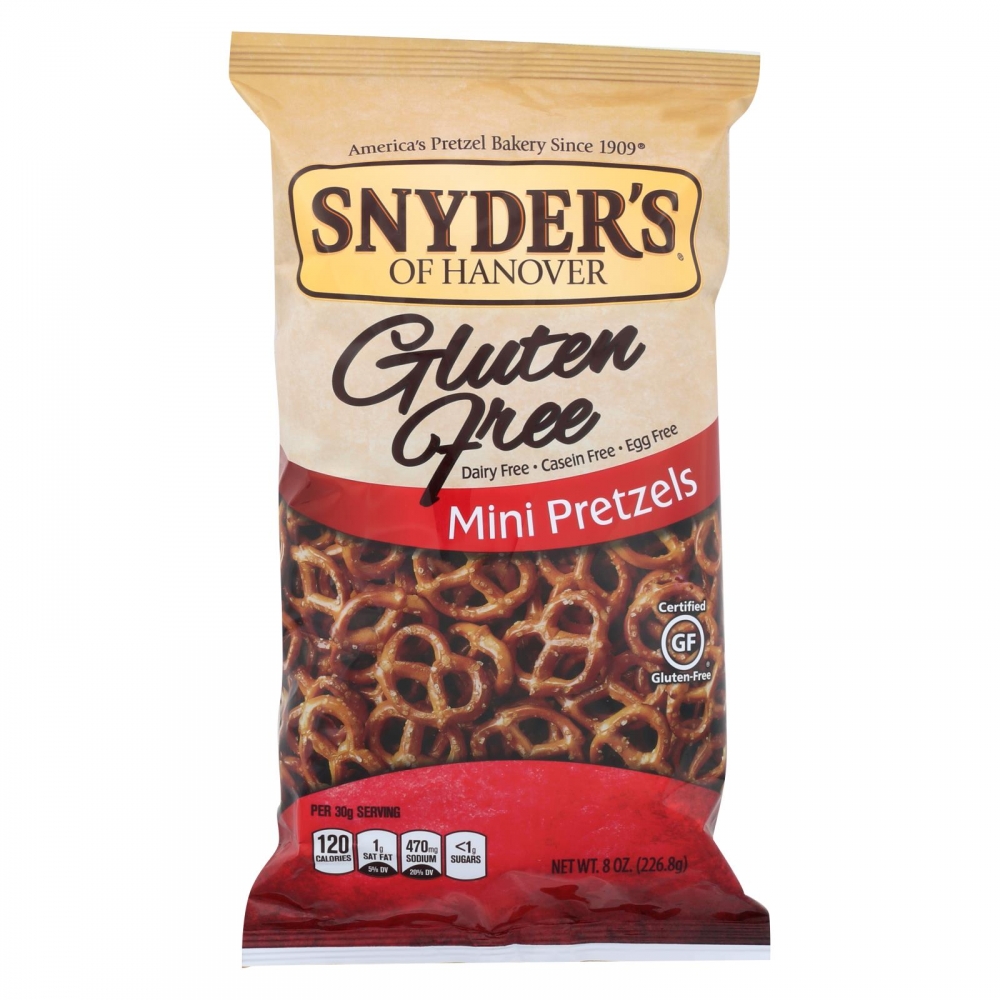 Snyder's of Hanover Mini Pretzels - Gluten Free - 12개 묶음상품 - 8 oz.