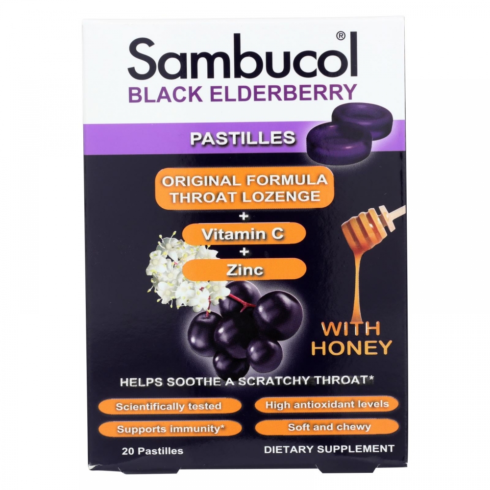 Sambucol - Pastilles - Black Elderberry - 20 ct