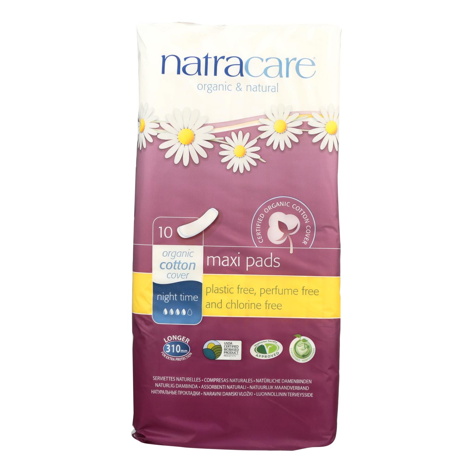 Natracare Natural Pads - 12개 묶음상품 - 10 CT