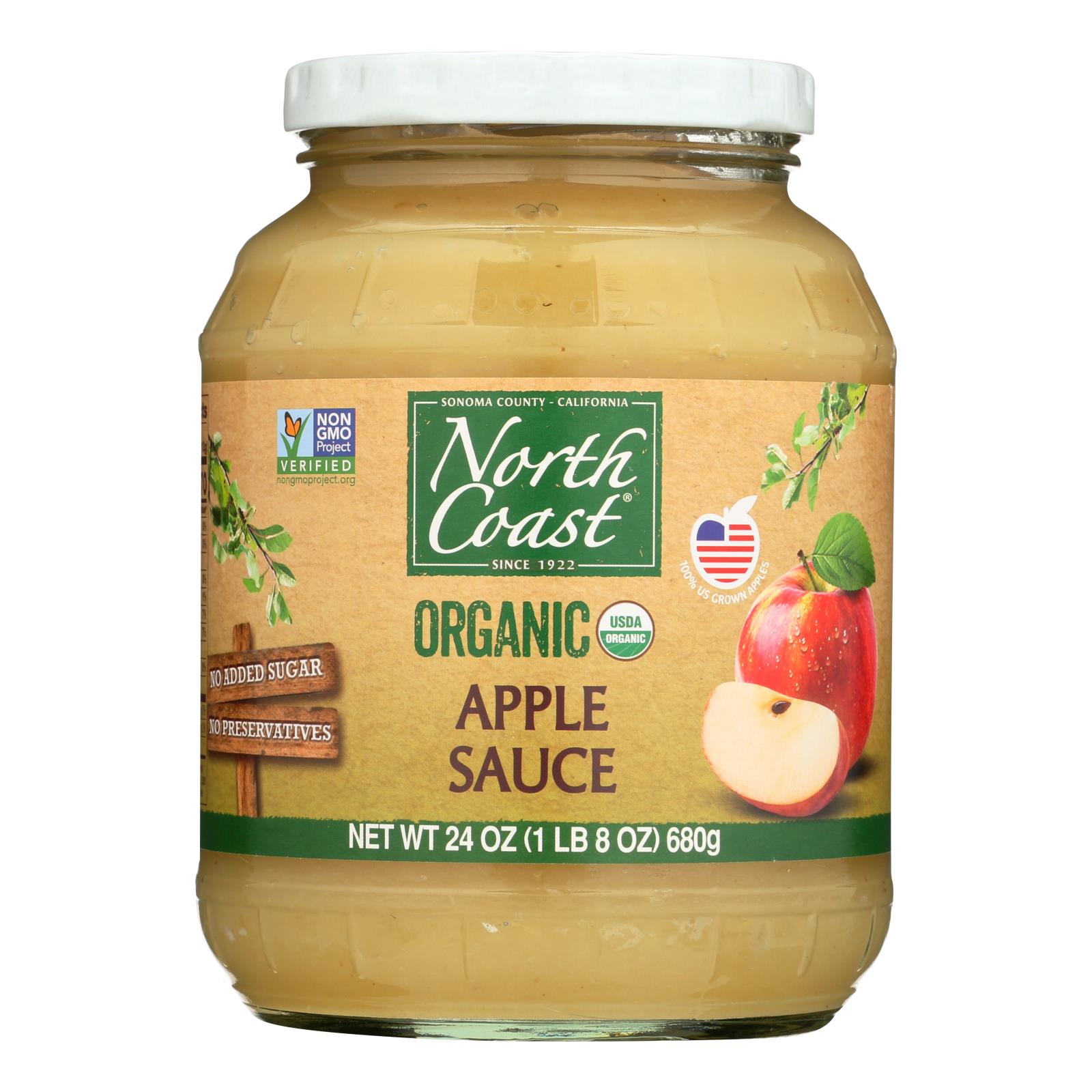 North Coast Organic Apple Sauce - 12개 묶음상품 - 24 FZ