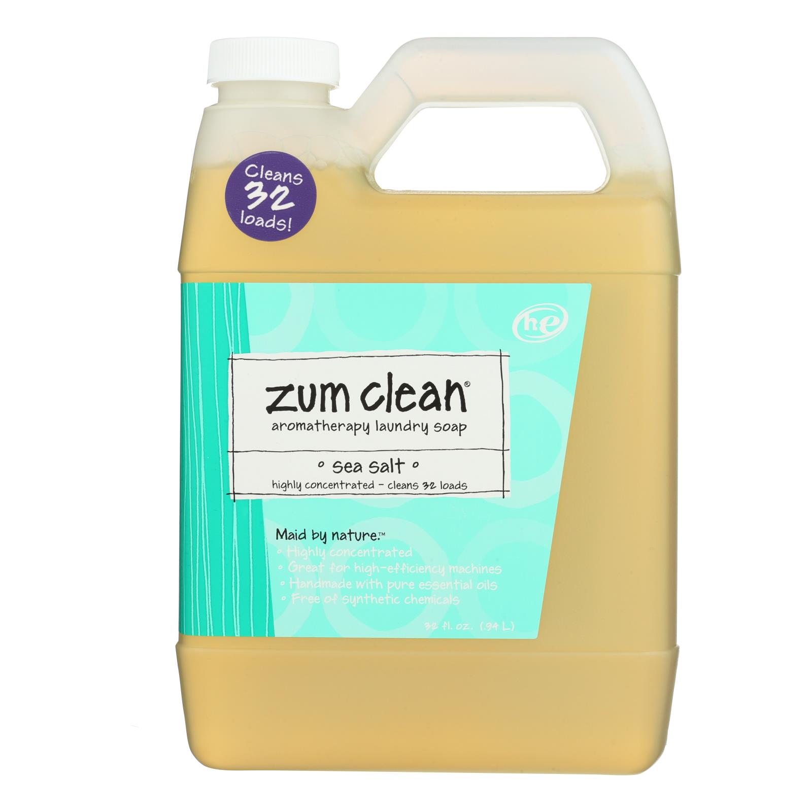 Zum Clean Sea Salt Aromatherapy Laundry Soap - 8개 묶음상품 - 32 FZ
